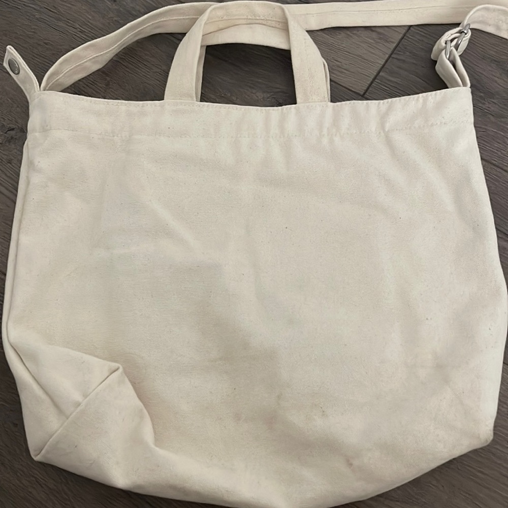 BAGGU Natural Canvas Tote Bag